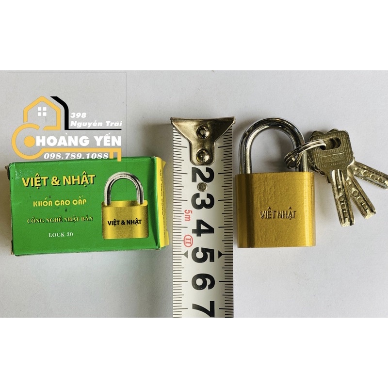 Khoá móc Việt Nhật, khoá tủ treo bấm các cỡ