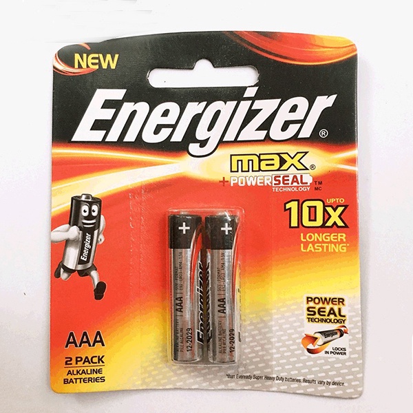 Combo 5 vỉ Pin Energizer AAA, Pin đũa E92 chính hãng
