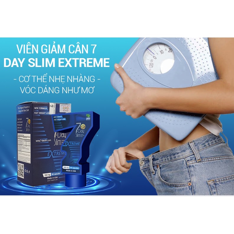 Thực Phẩm Giảm Cân 7-Day Slim Extreme Formula USA
