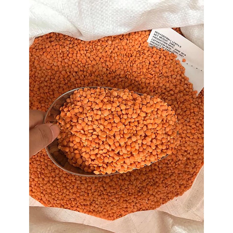 500g đậu lăng đỏ hữu cơ nhập khẩu không biến đổi gen