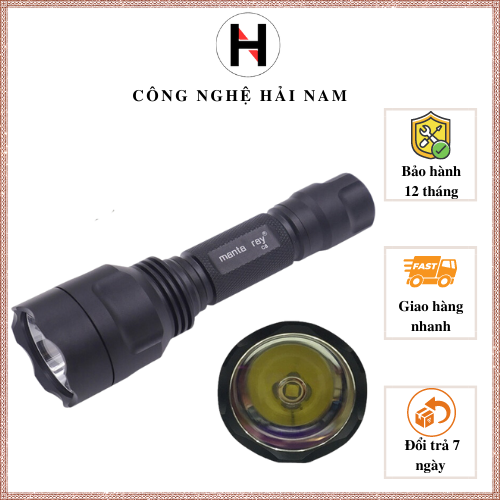 Đèn pin siêu sáng C8 Cree XHP50.2 kiểu dáng sang trọng