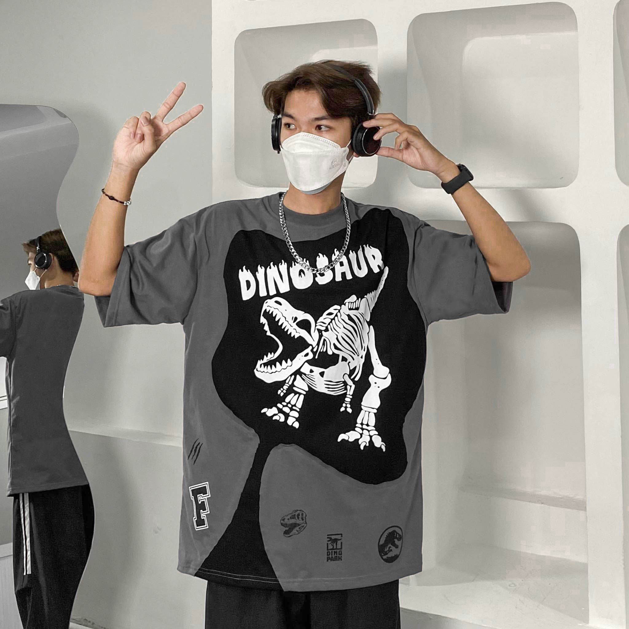 ÁO THUN FF HANDCRAFT DINOSAUR TEE