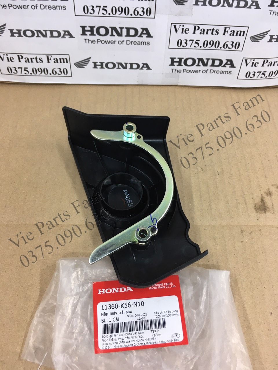 Nắp che nhông Winner đời đầu, Winner V1, hàng din Honda mới 100%