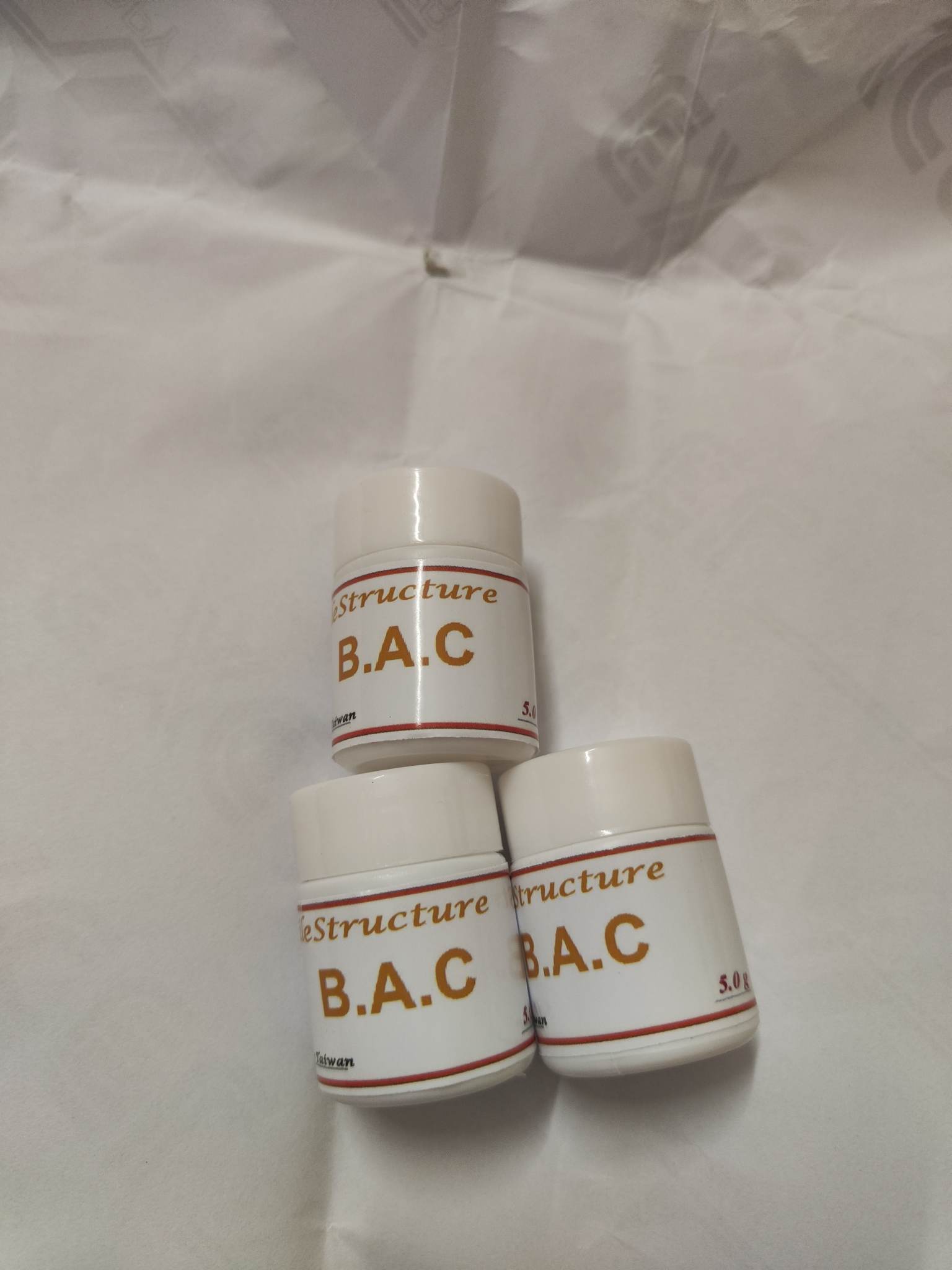 B.A.C bac nitra (hủ nhỏ 5g chiết từ hãng Structure dành cho bạn nuôi ít)men hổ trợ hệ tiêu hóa cho bò sát