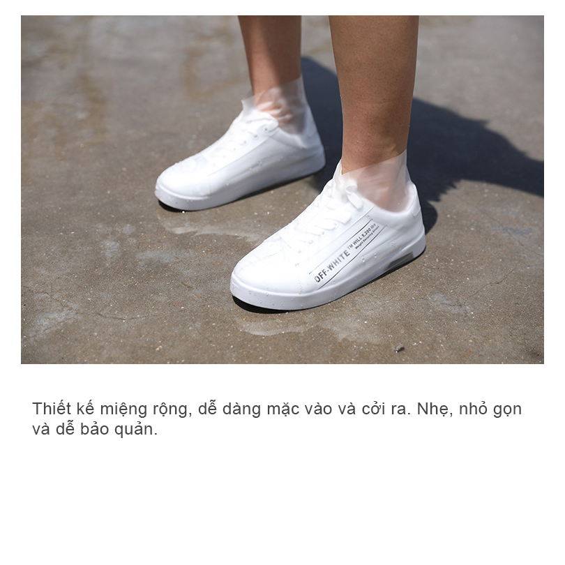 Bao Bọc Giày Silicon Đi Mưa Siêu Co Giãn SL0450621
