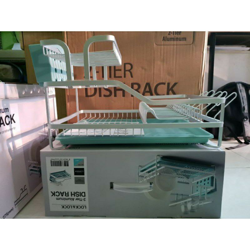 Kệ Úp Chén Bát 2 Tầng Lock&Lock LDR204 (cam kết hàng chính hãng)