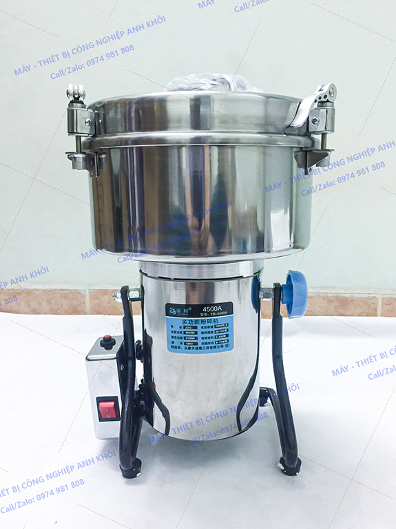 Máy xay tam thất, đinh lăng, quế hồi và các loại bột mịn đa năng 4500g, công suất 4500W