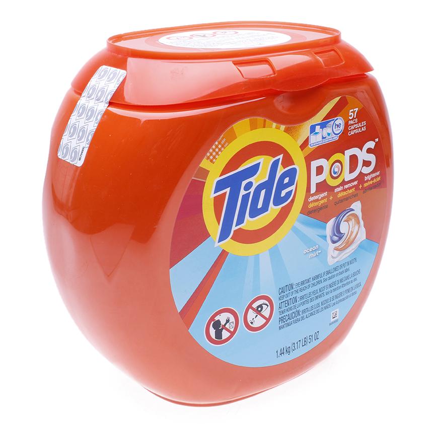 [HCM]Túi giặt Tide PODS  Clean Breeze   64oz - 72 Counts