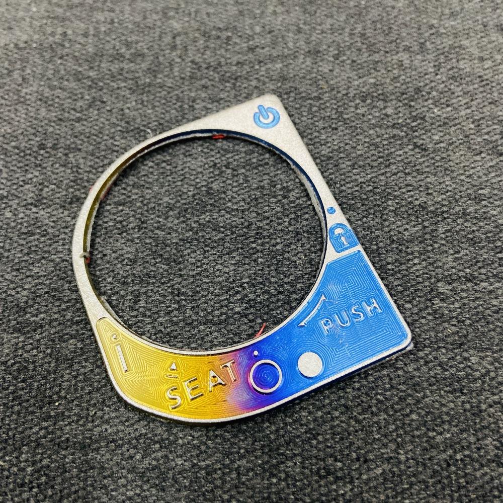 [SH SMART KEY] TEM TITAN DÁN Ổ KHÓA TRANG TRÍ XE DÀNH CHO SH 150CC  (100% TITAN)