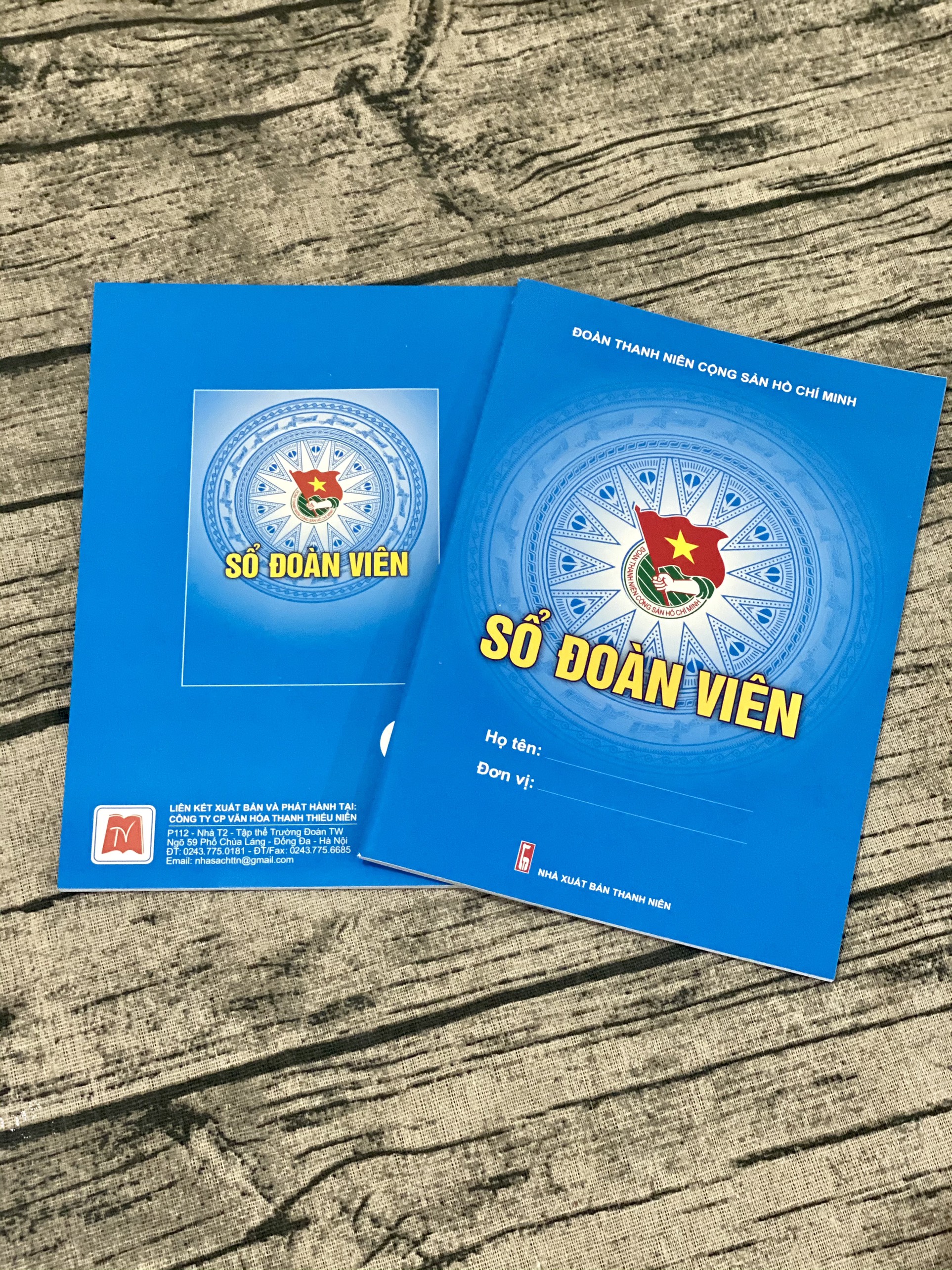 Set 5 quyển sổ đoàn viên xanh