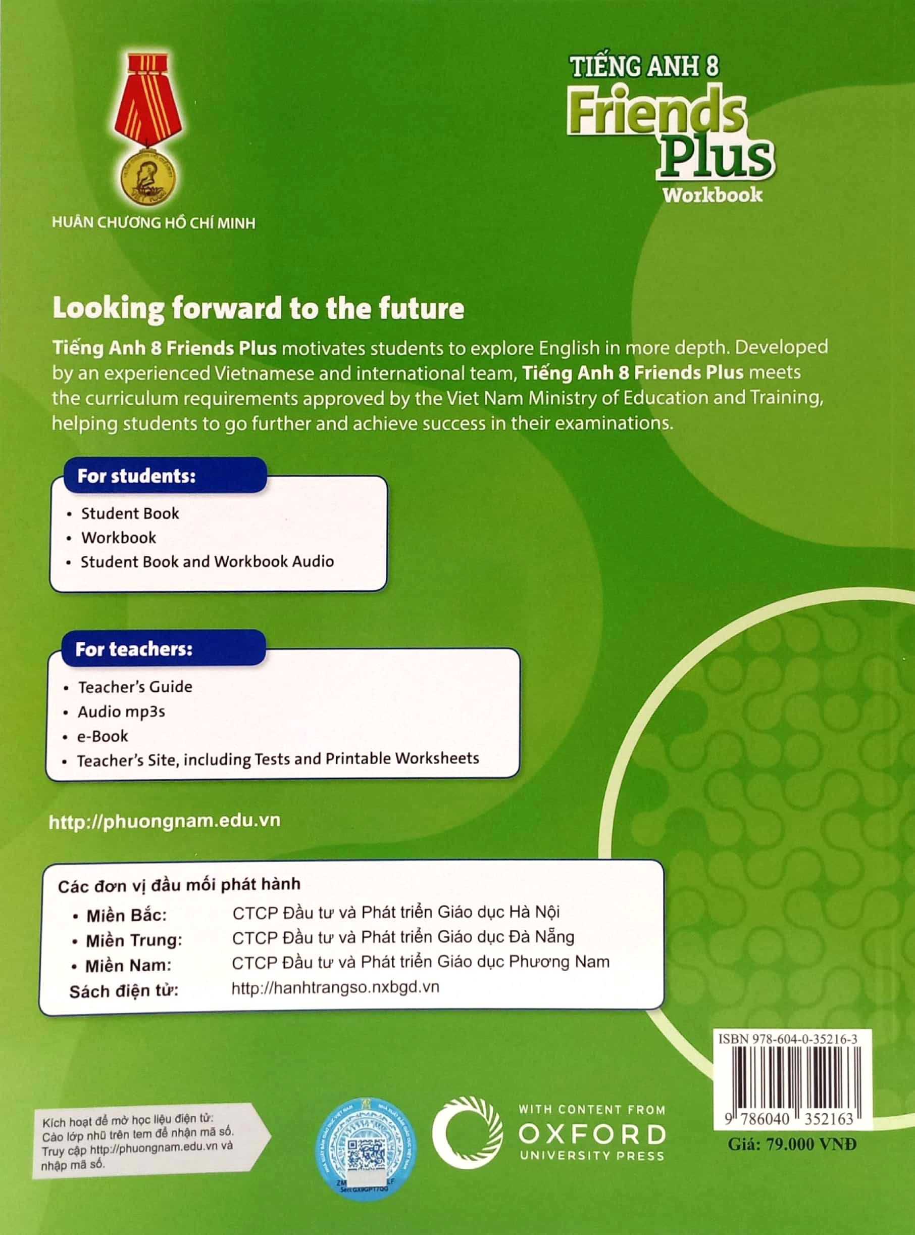 Sách Fahasa - Tiếng Anh 8 Friends Plus - Workbook (2023)