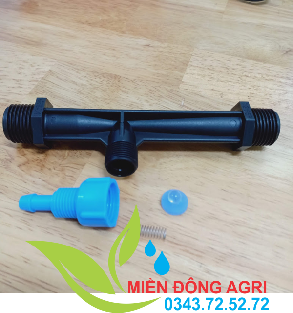 Bộ venturi hút phân phi 21mm [XANH-ĐEN]