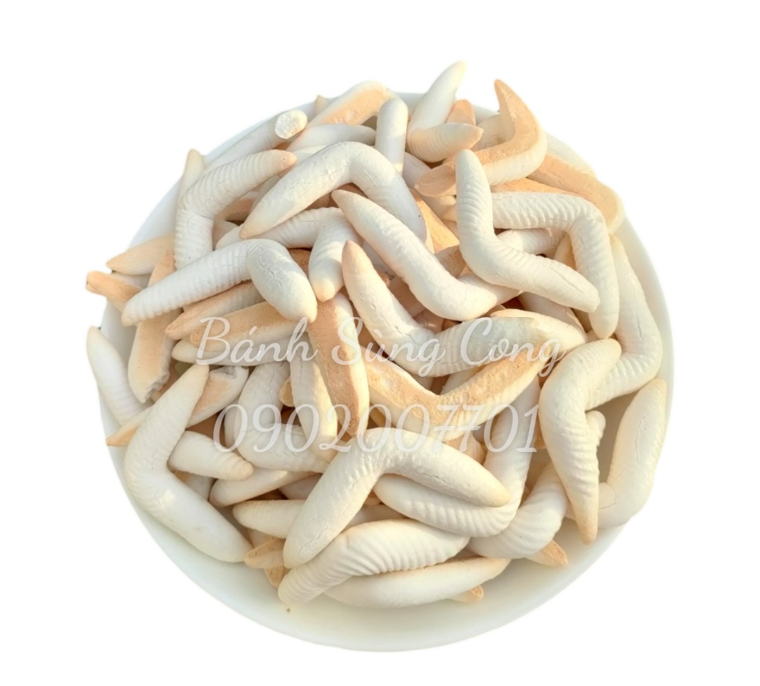 1 kg bánh men sùng cong - bánh tuổi thơ -đồ ăn vặt- ăn vặt