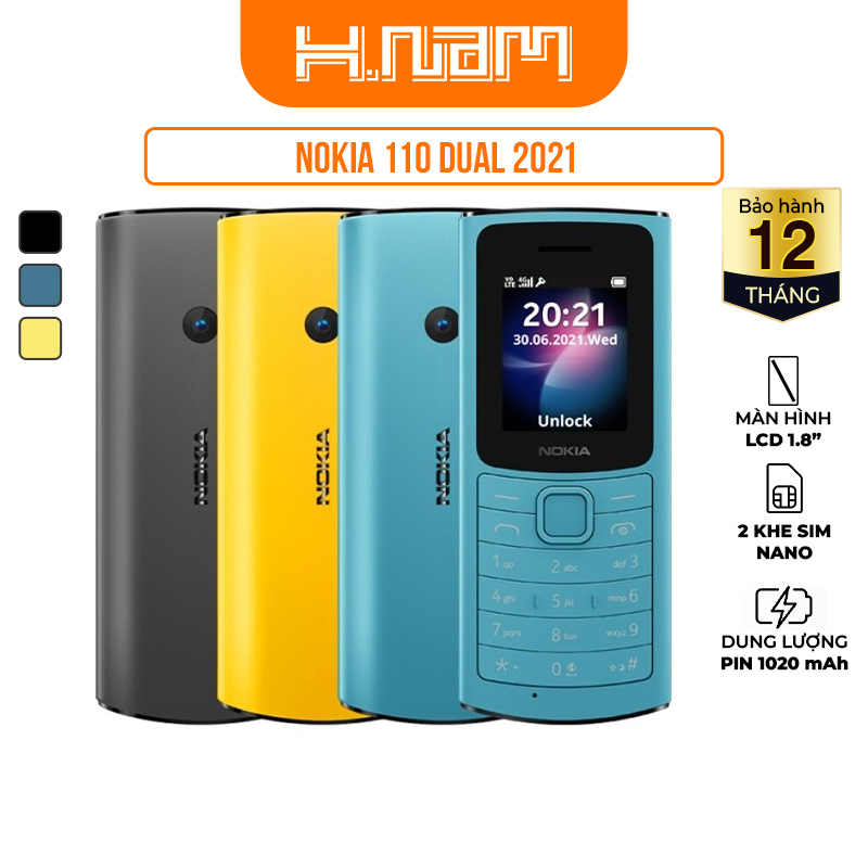 Nokia 110 Dual (2021) - Chính hãng 2 Sim - 22075