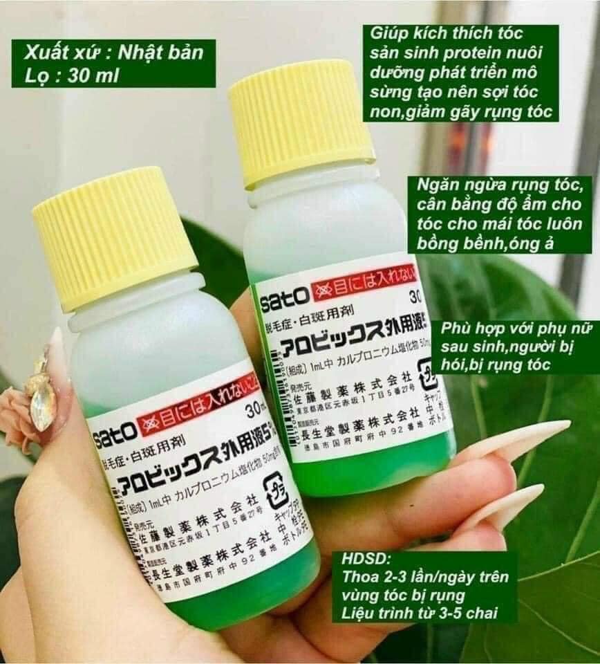 Tinh Chất kích thích Mọc Tóc Sato Arovics Solutions 30ml