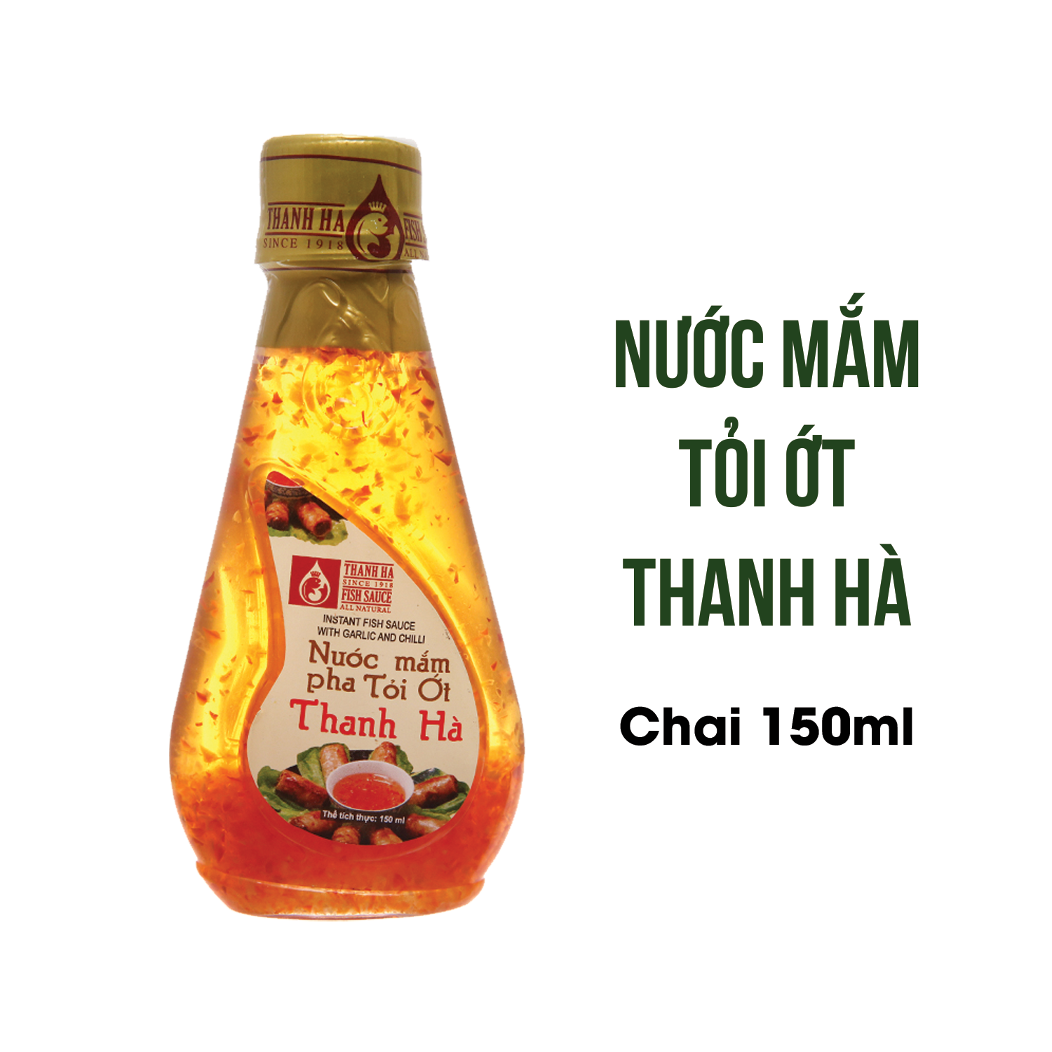 [HCM - Nhu Yếu Phẩm] Nước Mắm Tỏi Ớt Pha Sẵn Thanh Hà - Chai 150ml