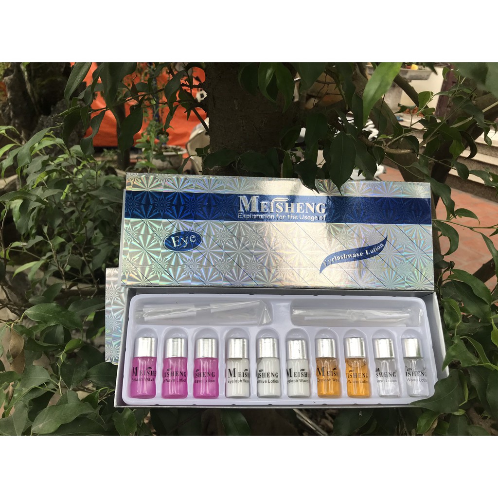 SỈ LẺ Set Uốn Mi Thảo Dược MEISHENG