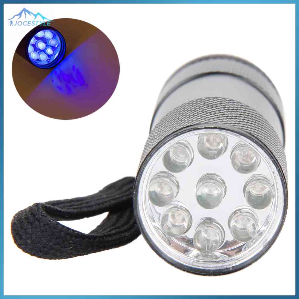 [cheerfulhigh] 9 ĐÈN LED Mini Tím Đèn Pin Đèn gồm Đèn (1 cái)-Quốc Tế-quốc tế