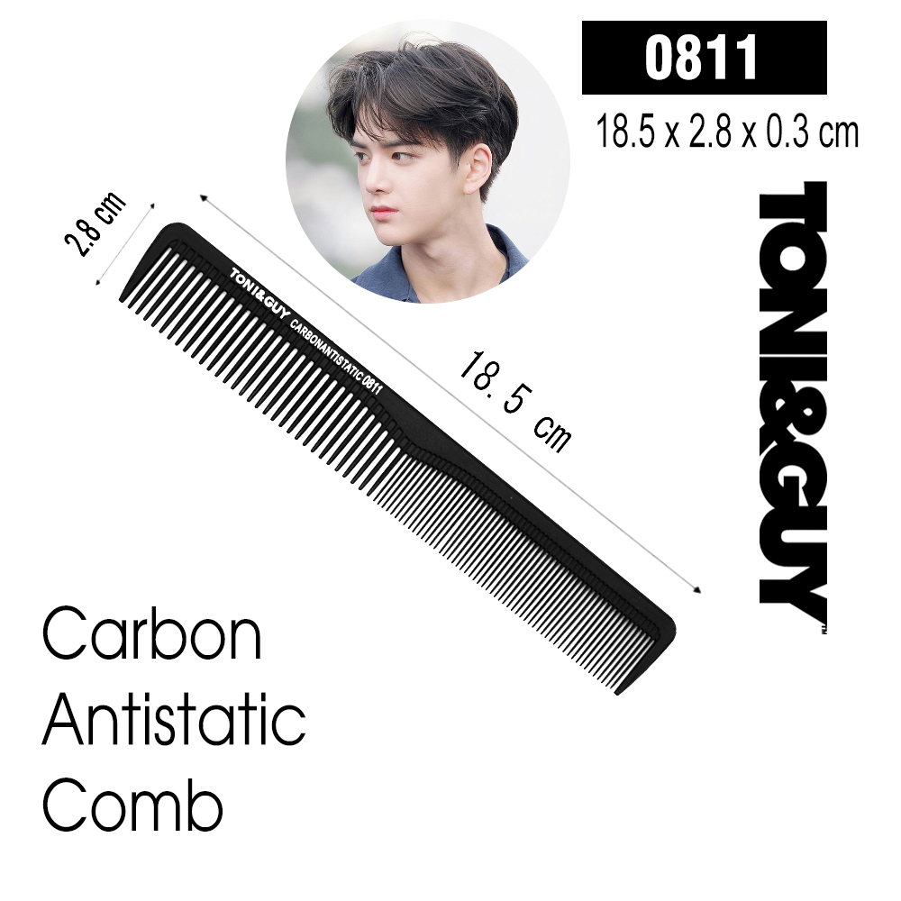 Lược cắt tóc toni and guy đen 0811