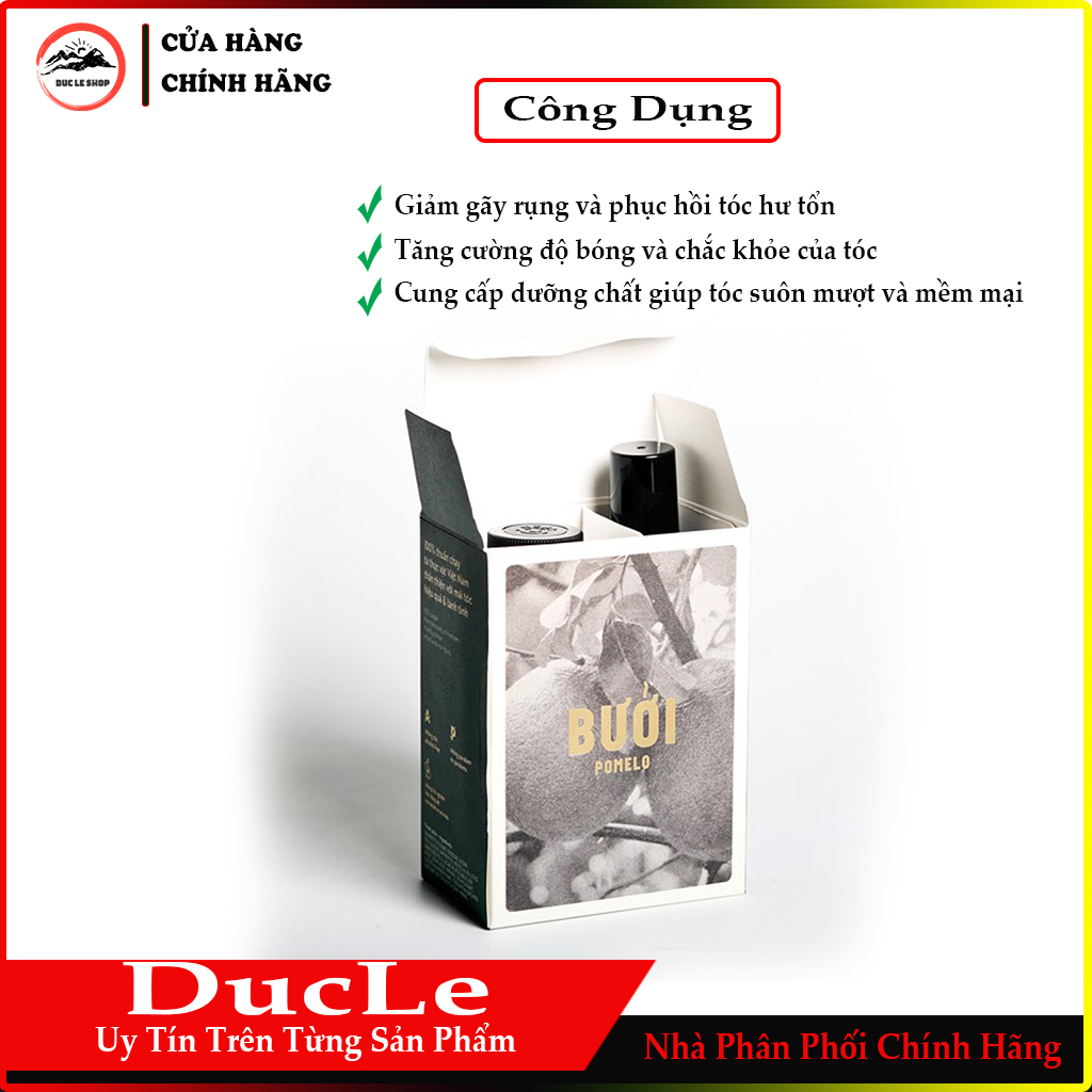 [HCM]Nước Dưỡng Tóc Tinh Dầu Bưởi COCOON ( 140ml )