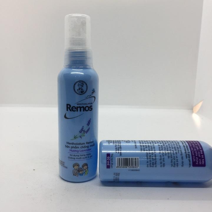 Xịt muỗi Remos lọ 60ml