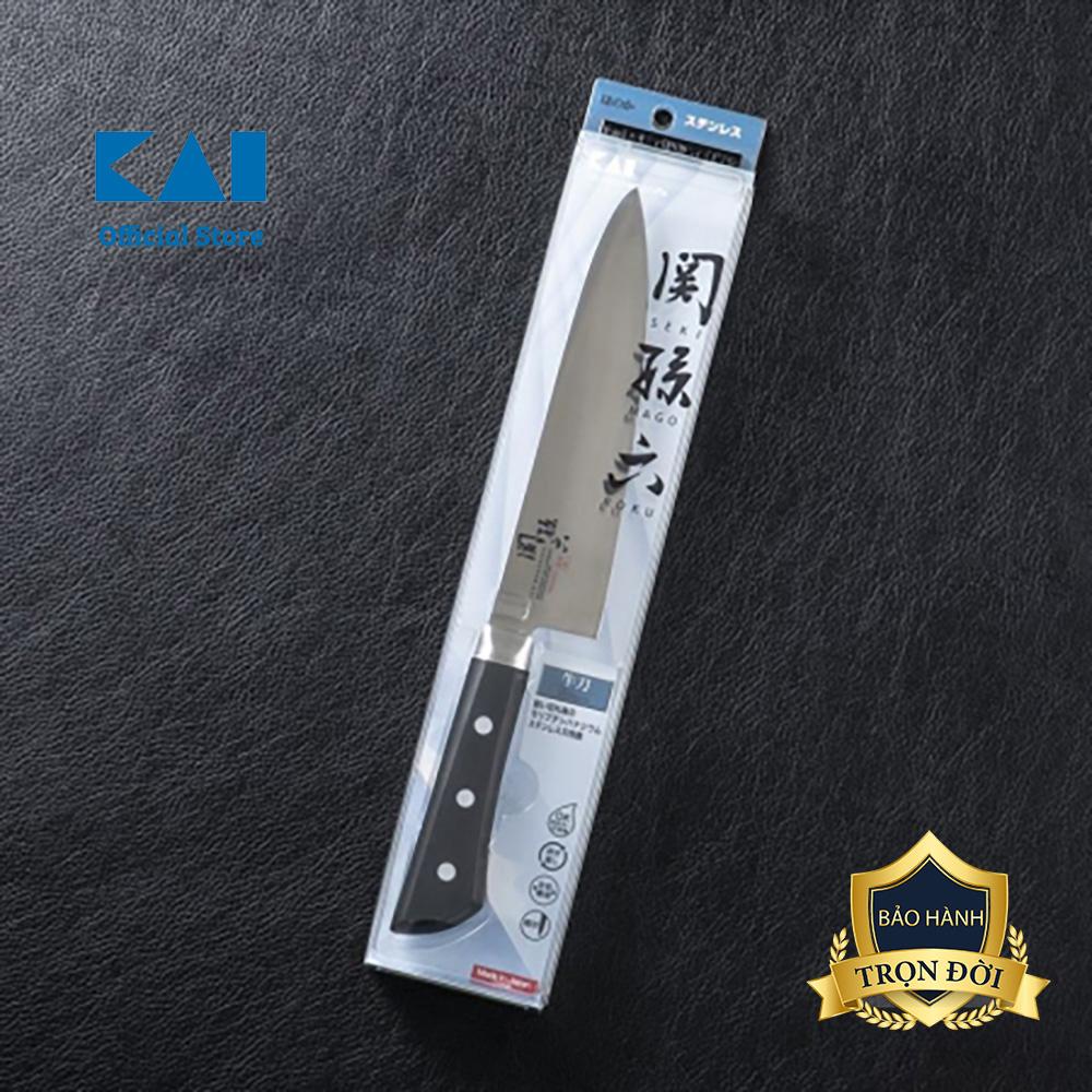 Dao làm bếp Nhật cao cấp KAI Honoka Chef - Dao thái thịt cá AB5430 (180mm)