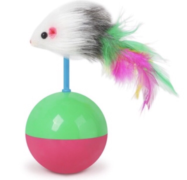 Đồ chơi thú cưng - Lật đật chuột - dồ chơi cho chó mèo (siêu cute)