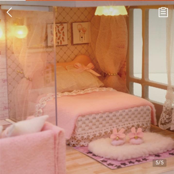Mô Hình Nhà Gỗ DIY Gia đình Ấm áp