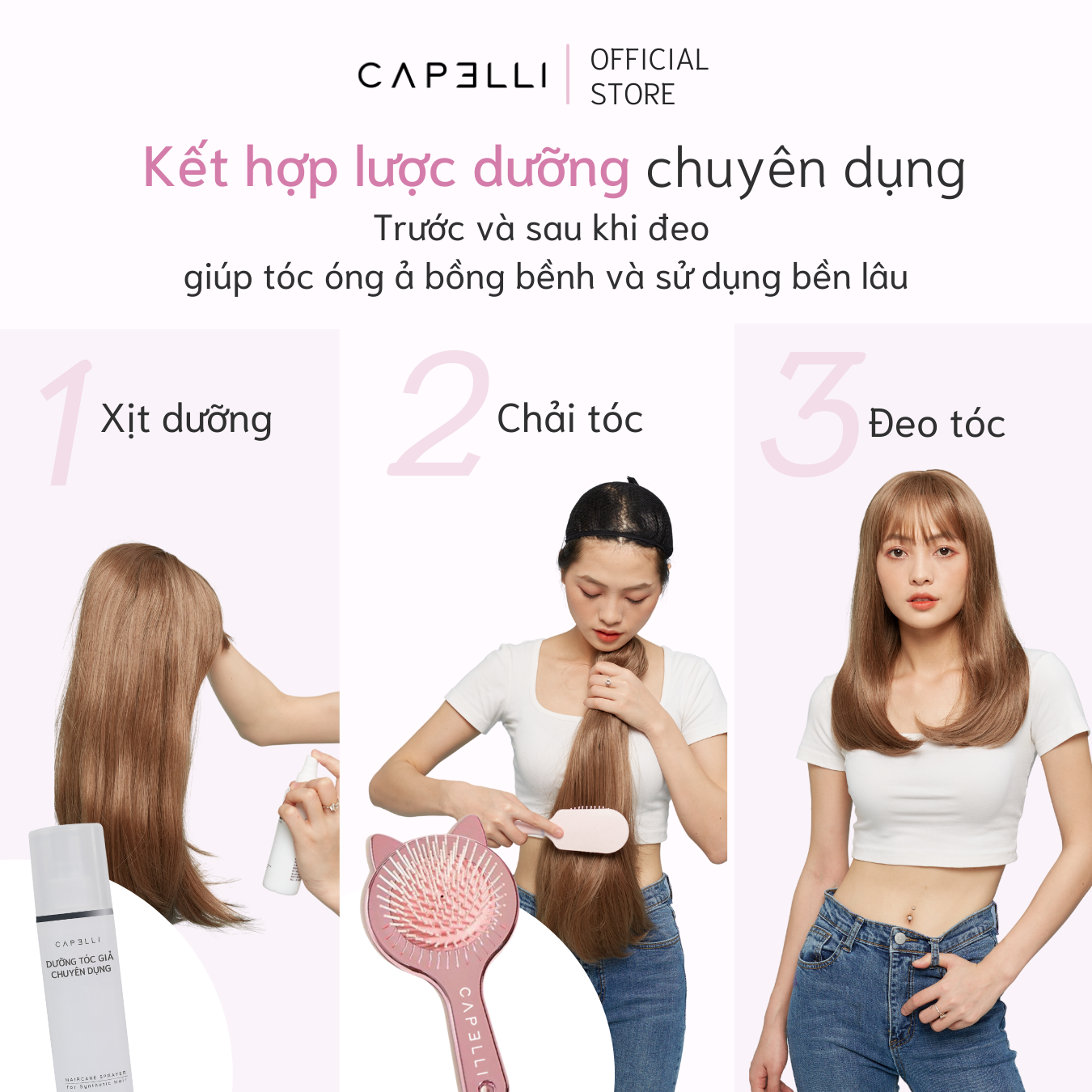 Tóc Cả Đầu CAPELLI Lucia Wig