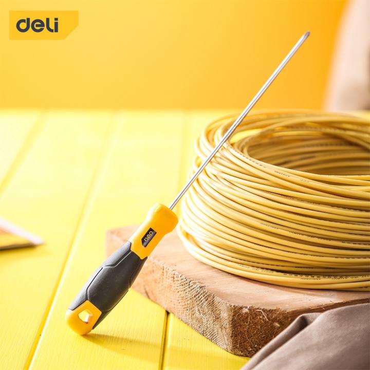 Tua Vít Deli Cao Cấp Đầu Philips - Đầu Vít Từ Tính Dễ Dàng Sử Dụng - Kích Thước 15cm - EDL633150 - Hình ảnh 5