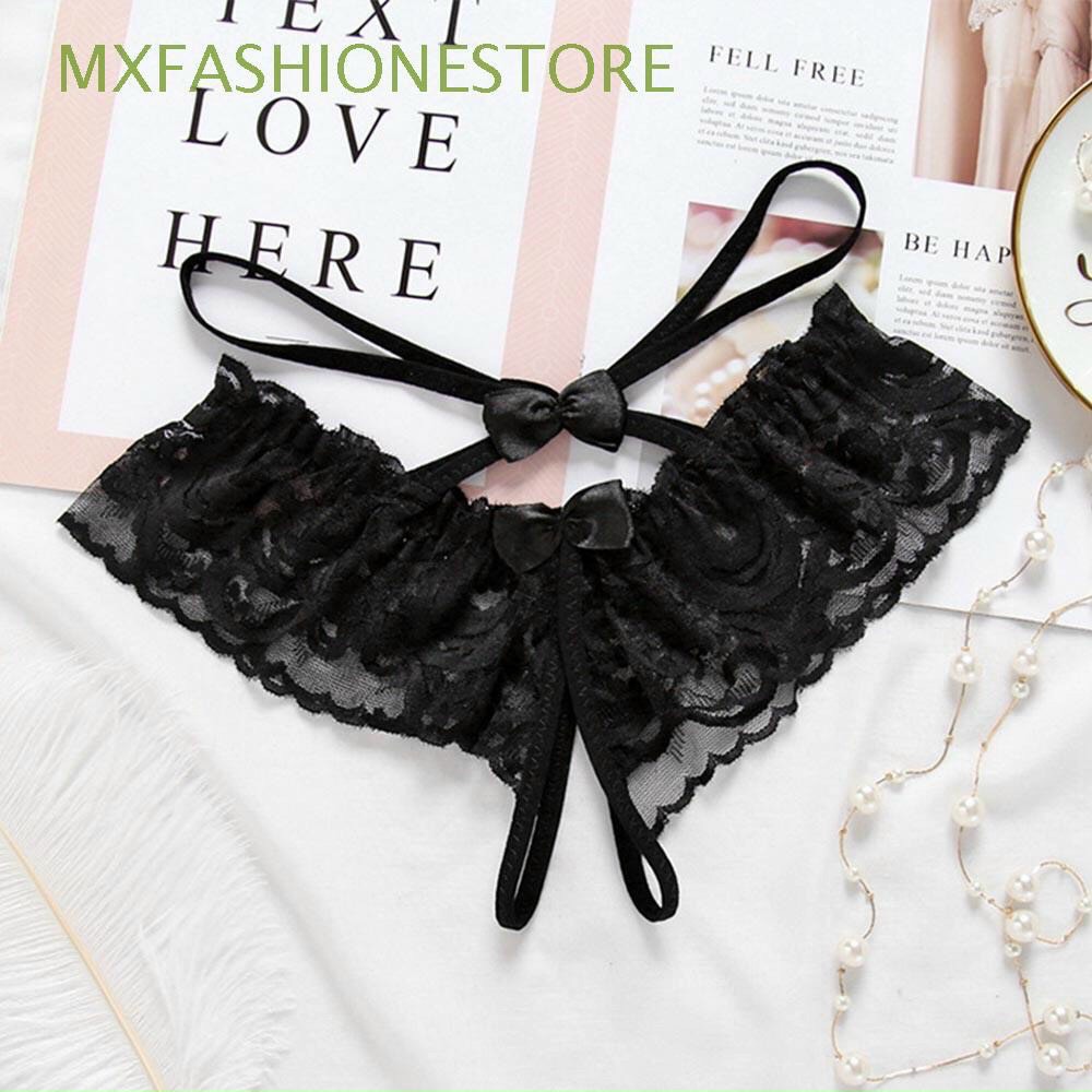 Che tên sp Quần lót ren xẻ đáy đính nơ sexy quyến rũ 2710
