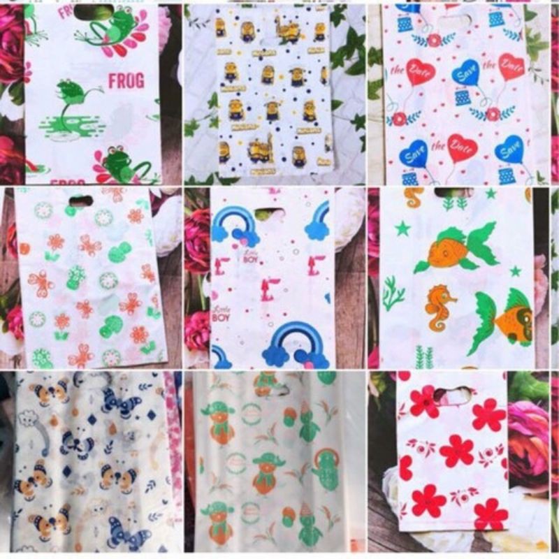 100g Túi hột xoài HD in hình - Ấn vào chọn size - Bịch đựng gói (đóng) hàng, giày dép, quần áo, phụ kiện, quà tặng
