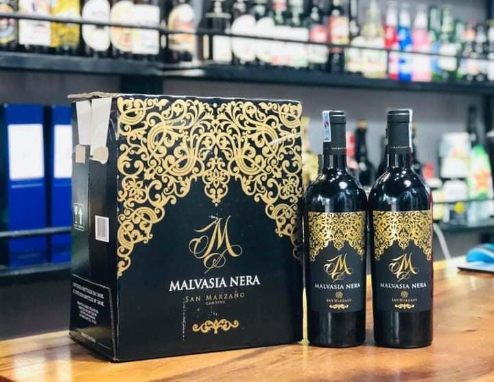 (Có hộp quà tặng miễn phí) Vang Nhập khẩu Ý M Malvasia Nera