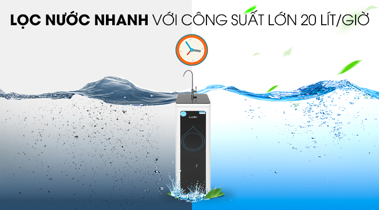 Máy lọc nước RO Karofi KSI80-A 8 lõi