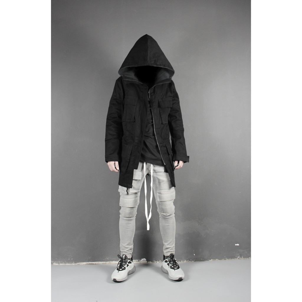 Áo khoác jacket kaki Lexuza cargo