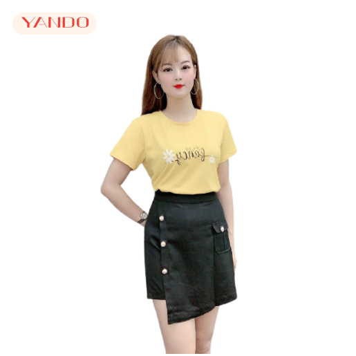 Áo Thun Nữ Thêu họa tiết - AT03