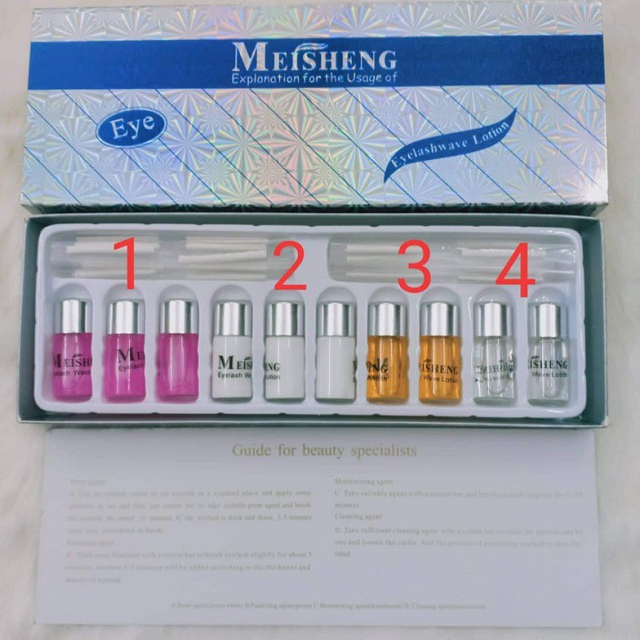bộ uốn mi meisheng collagen chống cháy