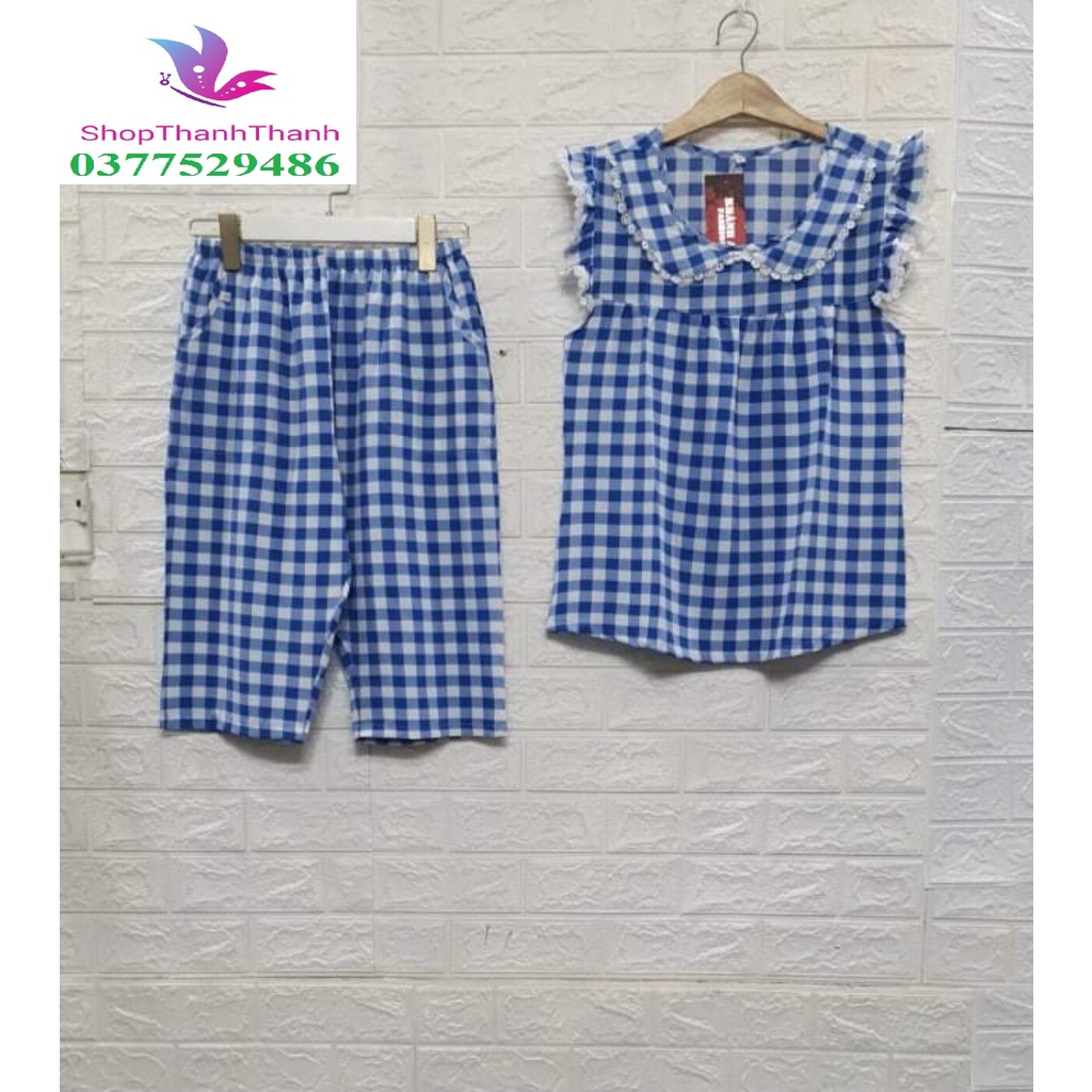 CARO lửng Lụa Đồ bộ mặc nhà Big Size ShopThanhThanh