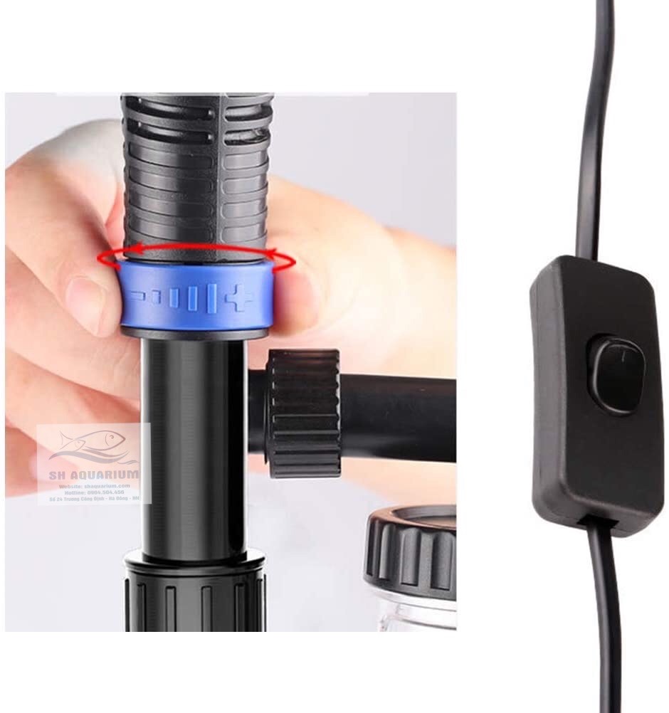 [HOÀN TIỀN 10%]MÁY HÚT CẶN BỂ CÁ SUNSUN HXS 02