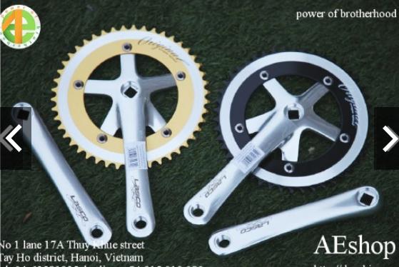 Mua đĩa trước xe đạp Fixed Gear đĩa trước xe đạp lòng chảo 46 răng