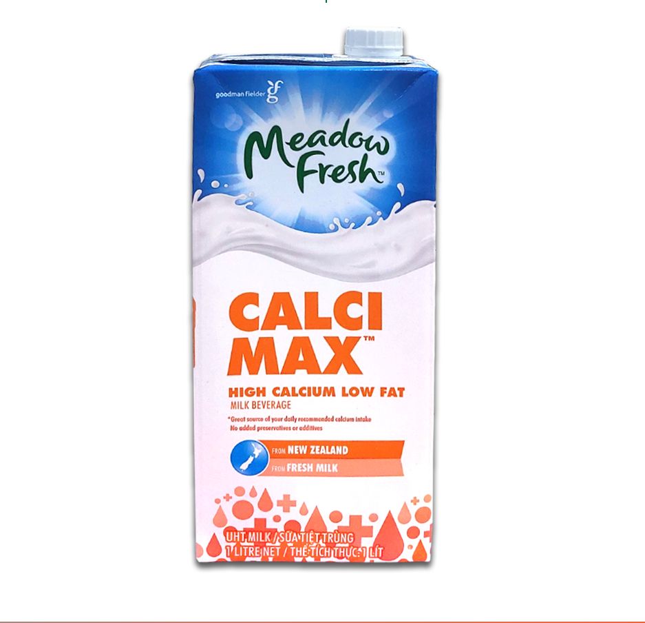 Sữa meadow fresh giàu canxi max 1l