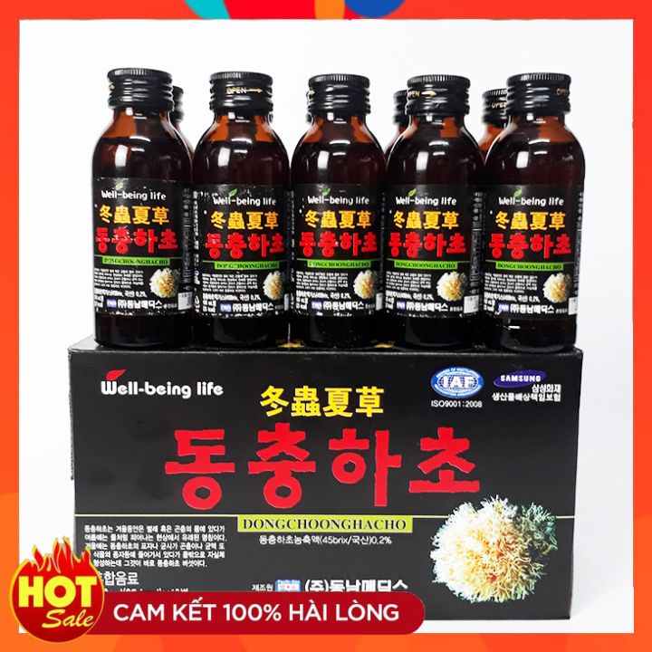 [HCM]Nước đông trùng hạ thảo Hàn Quốc hộp 10 chai