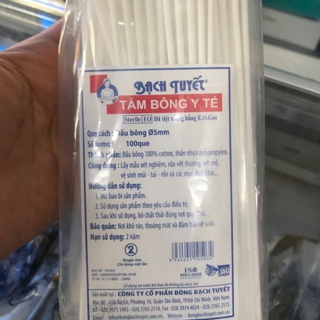 Bông Tăm Y Tế Bạch Tuyết