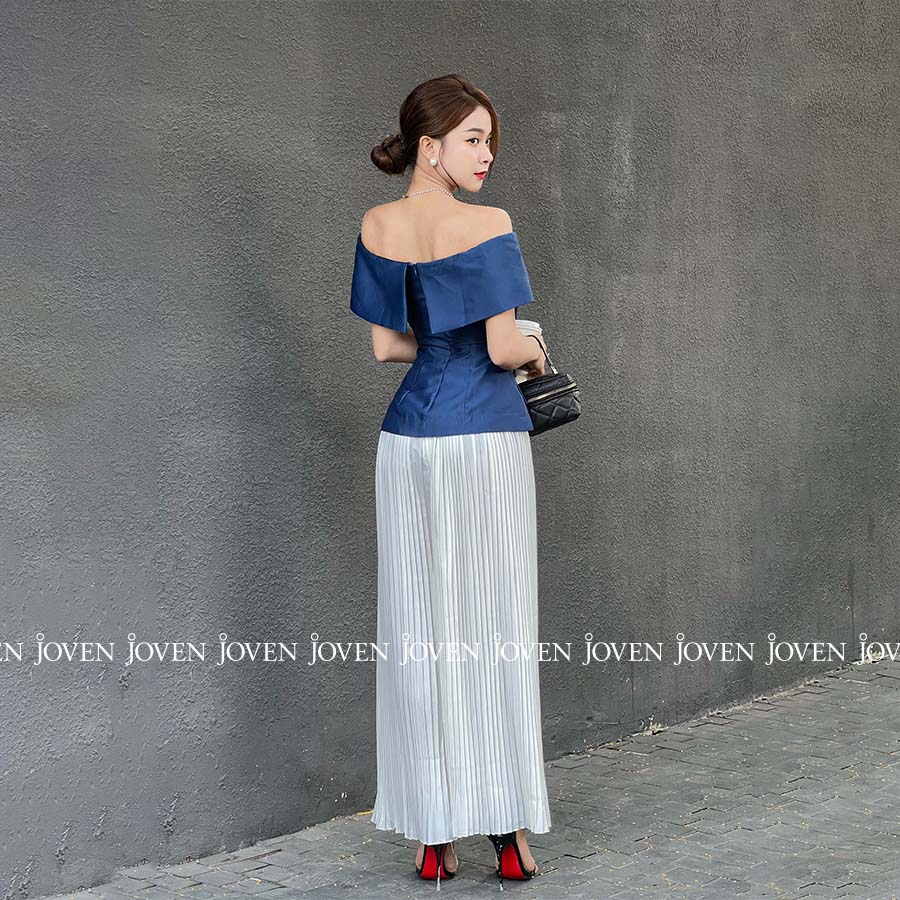 Áo peplum trẹt vai Joven