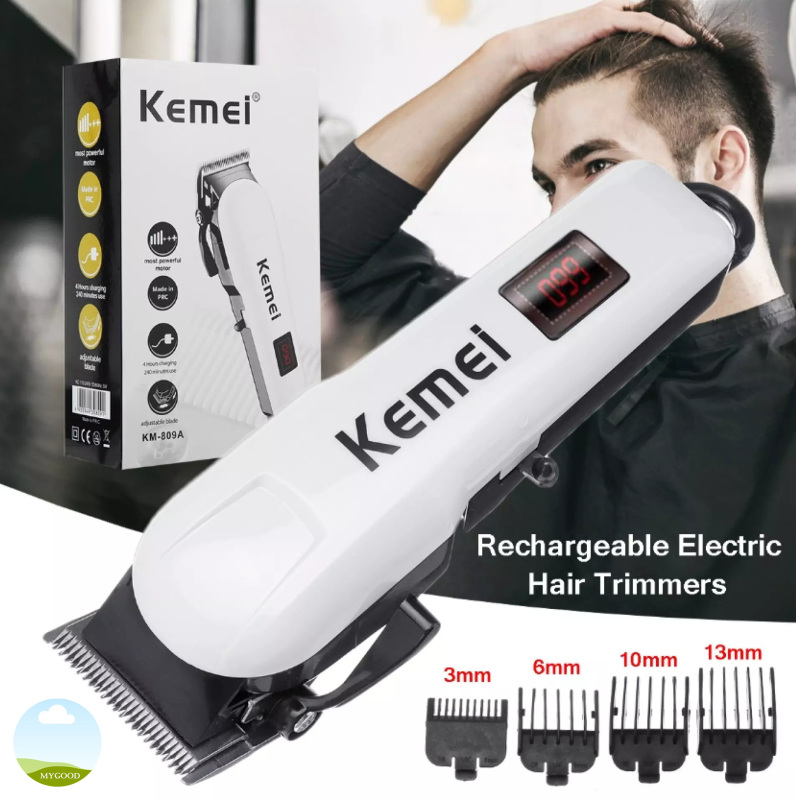 Tông đơ máy cắt tóc hớt tóc cao cấp công nghệ giảm tiếng ồn thông minh KEMEI KM-809A nhỏ gọn dễ sử dụng cho bé và gia đình-MYGOOD giá rẻ
