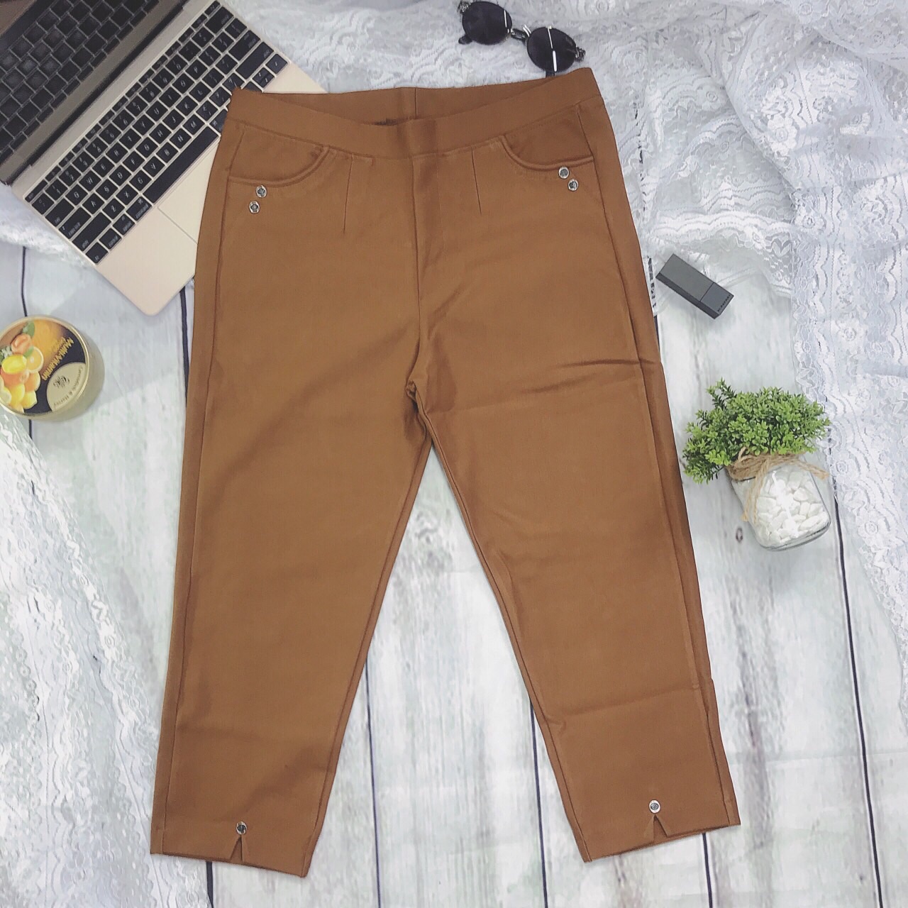 Quần cotton 4c lửng size đại
