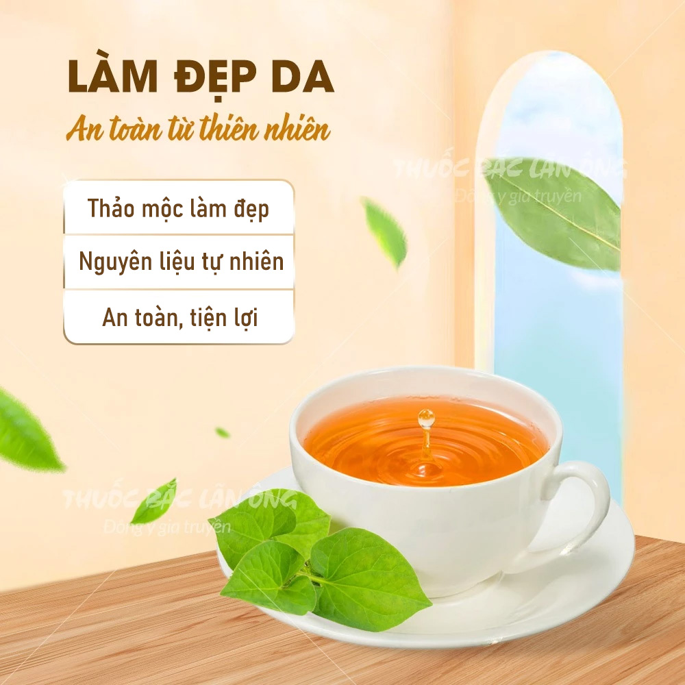 Freeze-Dried Fish Mint Powder 100g, Pure, Fragrant and Smooth, Mixed for Drinking, Applied to the Face, Reduces Acne, Clears Heat - Lan Ong