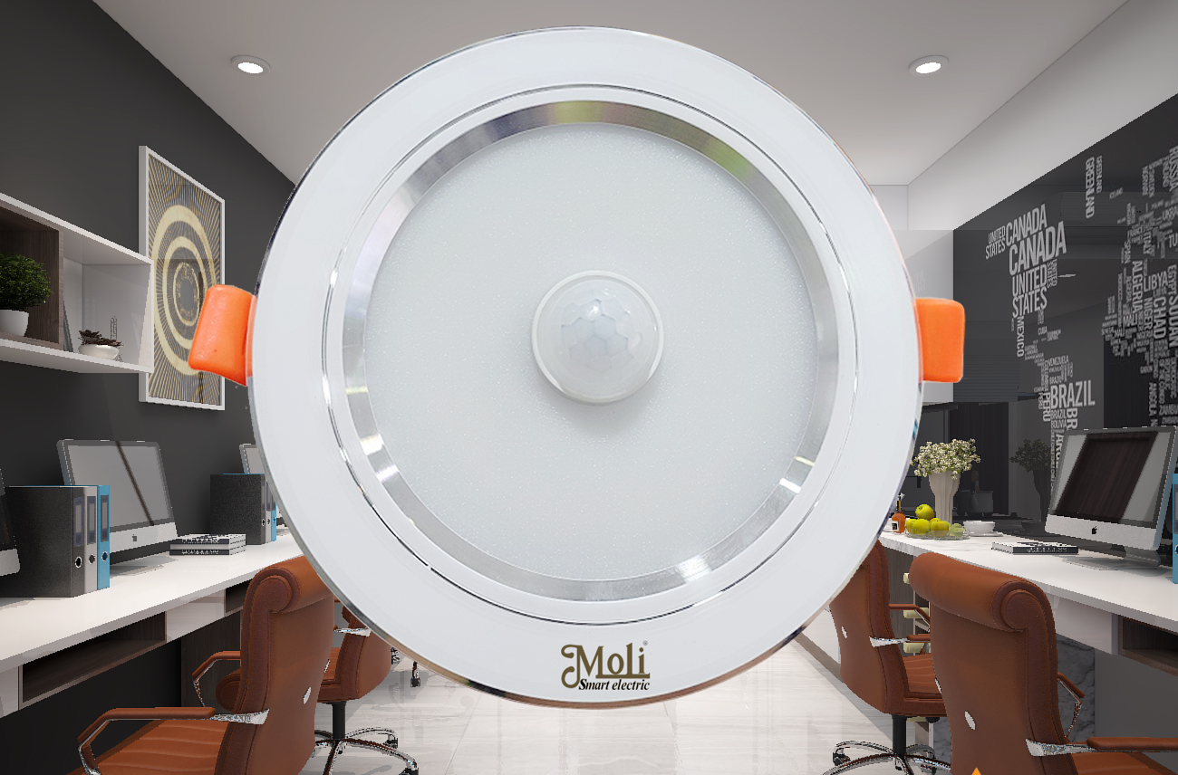 [HCM]Đèn Led âm trần cảm ứng siêu mỏng ML-ATC9W