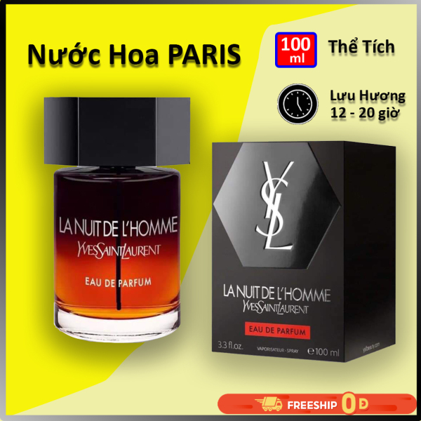Nước Hoa Nam 𝐋 🗽 De LHomme Full Box 100 ml - Nước hoa hương liệu thiên nhiên, lưu hương dài lâu. Bản Paris