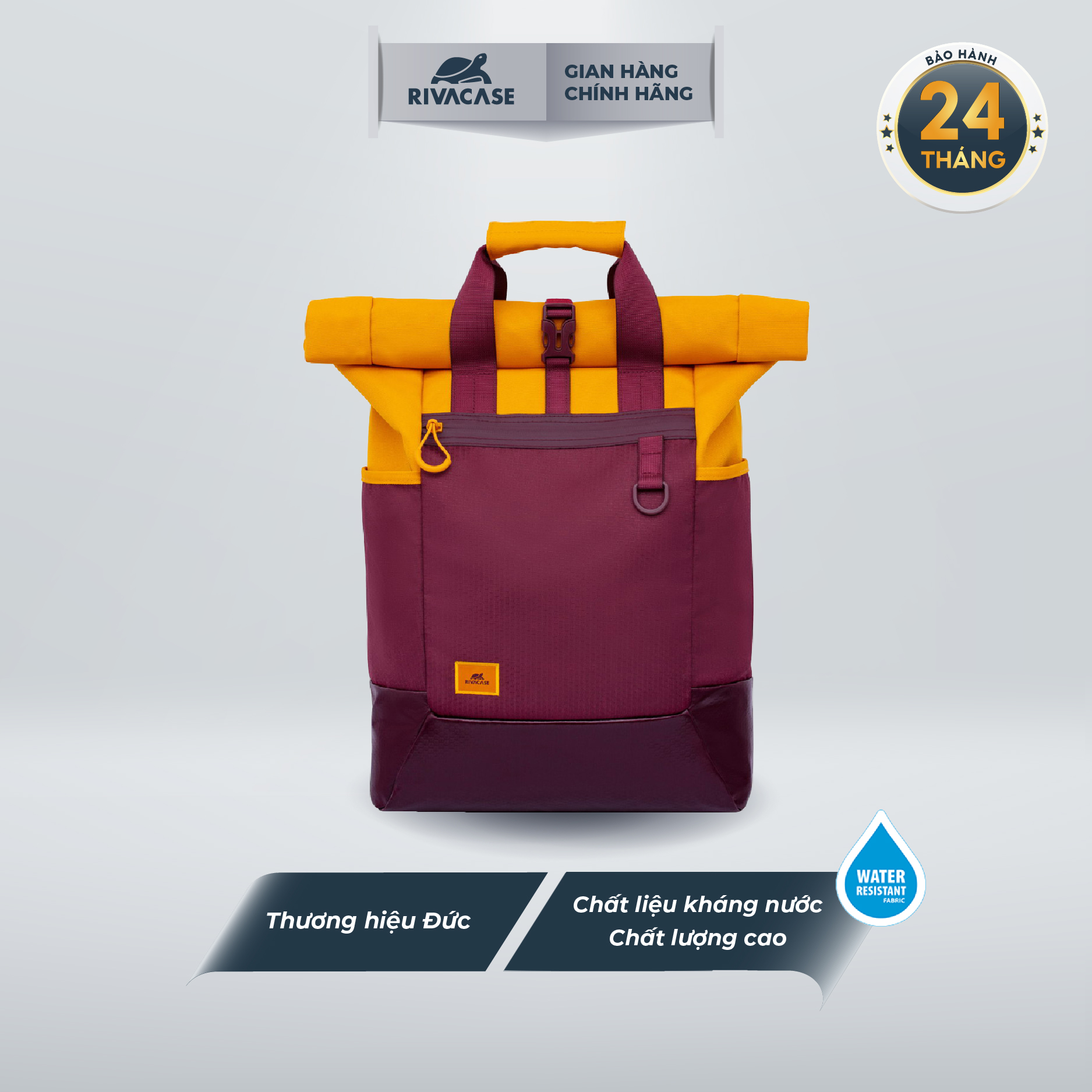 Balo Laptop RIVACASE 5361 17.3 Inch, Sức Chứa 30L, Phù Hợp Laptop Lớn, Dễ Dàng Mang Theo Khi Du Lịch